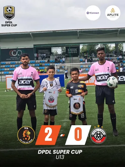We kicked off our DPDL Super Cup 2025 campaign with a solid 2-0 win for the U13 team. A great start to the tournament.