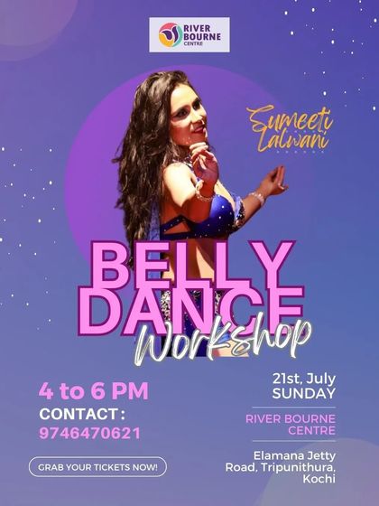 A workshop poster mentioning the option to join online, making our special events accessible to a wider audience.