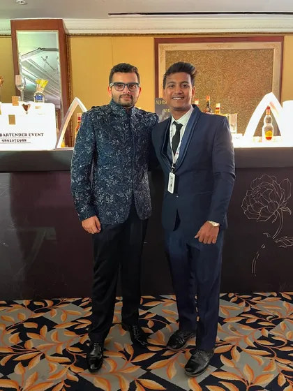 Another happy guest at a luxury hotel wedding. My team and I are comfortable and professional in any setting, from a farmhouse to a grand ballroom.