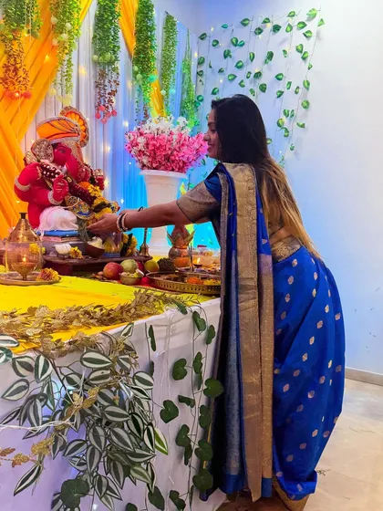 **Festive Occasion Drapes:** Get ready for any celebration with these looks. This includes my Navratri series, a creative Anarkali-to-lehenga hack for Onam, and my personal Ganesh Chaturthi look.