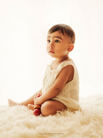 A thoughtful, candid moment from the same session.