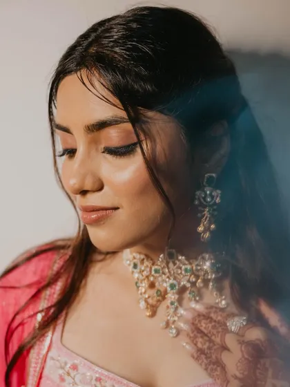 It's all about that glass skin. This close-up shows my technique for achieving a dewy, luminous complexion with glossy lips, creating a look that is fresh, modern, and effortlessly beautiful.