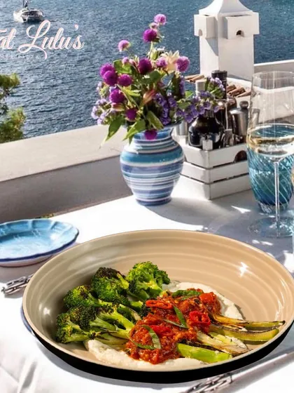 Turning up the heat for a crispy, charred broccoli that’s too good to resist. This dish looks right at home with a beautiful seaside view.