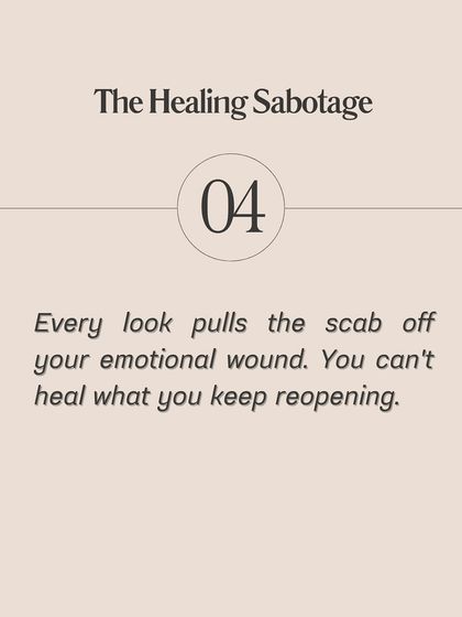 **Here is how to stop stalking your ex on social media.** Each time you check their profile, your brain gets a tiny hit of connection followed by pain, creating an addictive emotional rollercoaster. You're comparing your private struggles to their public highlight reel, a comparison that is rigged against your healing. Every look reopens the wound, and you can't heal what you keep picking at.