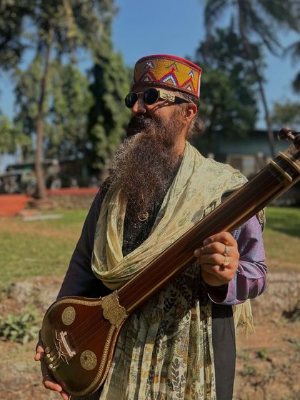 Holding a stringed instrument, I am reminded that just as music requires a balance of notes and rhythm, life requires a balance of action and stillness. Yoga teaches us to find this harmony within.