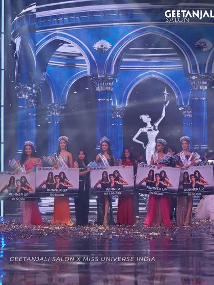The runner-ups of Miss Universe India, all styled by our team. We created unique yet complementary looks for each contestant, showcasing their individual beauty while maintaining the event's high standards.