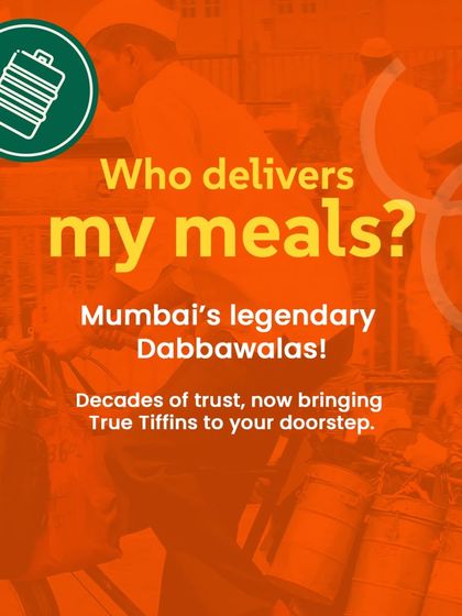 Who delivers my meals? Mumbai's legendary Dabbawalas! We've partnered with them to bring decades of trust and reliability to your doorstep.