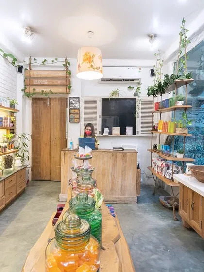 My salon is also a boutique filled with natural, aromatherapy-based skincare. I love helping clients discover the perfect products to continue their glow ritual at home.