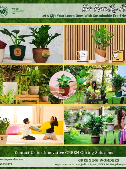 We believe in the power of green gifting. Our eco-friendly planters and curated plant selections make for thoughtful and sustainable gifts for any occasion, from personal celebrations to corporate return gifts. Each plant is chosen for its beauty and resilience.