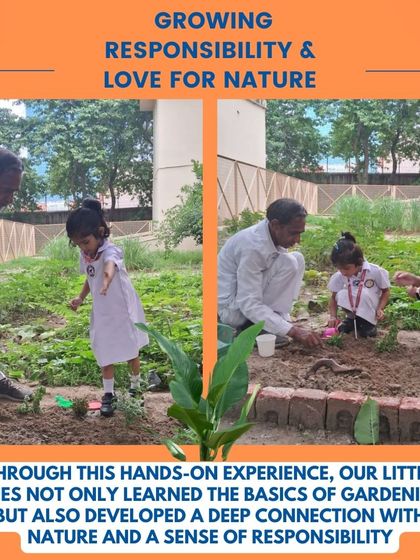Through this hands-on gardening experience, our little ones not only learned the basics of planting but also developed a deep connection with nature and a sense of responsibility for living things.