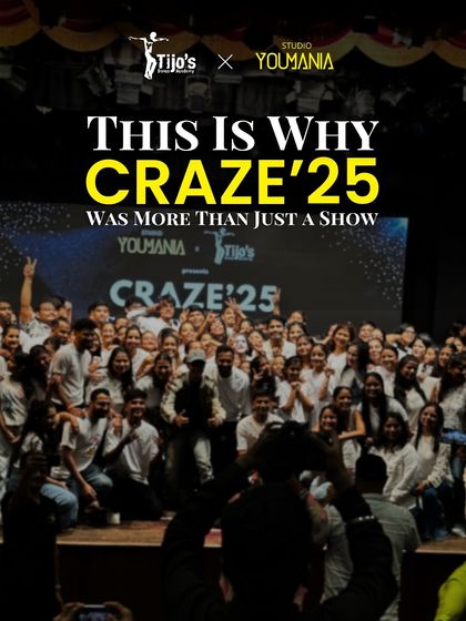 This is why CRAZE is more than just a show. The feedback from our students and their parents is the real standing ovation for us.