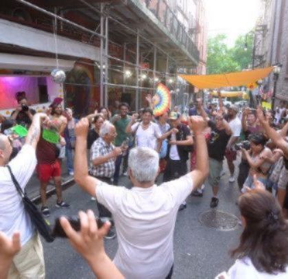 More joy from the Chinatown Block Party. My goal as a DJ is to get everyone moving, no matter the location, from a club to a city street.