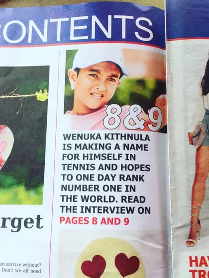 From the front page to the main feature, our champion's story is an inspiration. This highlights the national recognition our top junior players are earning through our program.