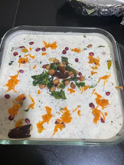 The third recipe from my women's health workshop was this Quinoa Curd with a peanut tadka. It's a creative and healthy way to enjoy the benefits of quinoa and probiotics from yogurt.