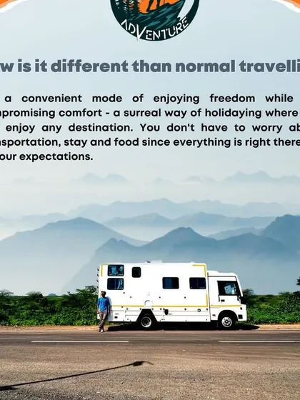 Unlike normal travel, caravanning means you don't have to worry about booking hotels or finding restaurants. Your transport, stay, and food are all conveniently in one place.