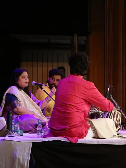 A different angle of our performance at the Debadhara Delhi concert.