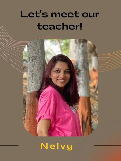 Meet Nelvy, our multi-talented artist and dance enthusiast. As a Madhubani artist and trained classical dancer, she brings a unique creative flair to our team, celebrating each child's individual talent in a joyful environment.