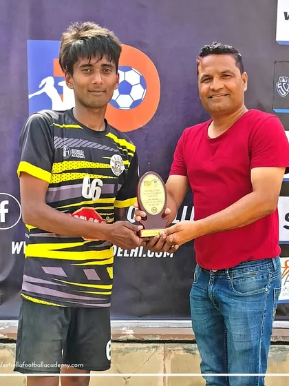 Another one of my players is recognized as the "Best Player of the Match" for his dominant performance in a B Division league fixture.