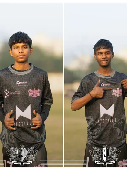 The U17 Lions. Two of our promising young players from the Under 17s squad.