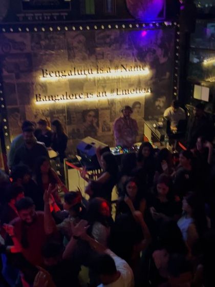Another shot of the packed floor at Bombay Adda. The energy in this place is always next level.