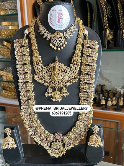 Prema - Bridal Jewellery Rental My Complete Collection: Temple & Antique Sets photo 21