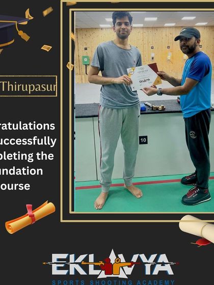 Congratulations to Rohit Thirupasur for successfully finishing his foundation course. Our goal is to provide the skills and confidence needed to pursue shooting as a long term hobby or competitive sport.