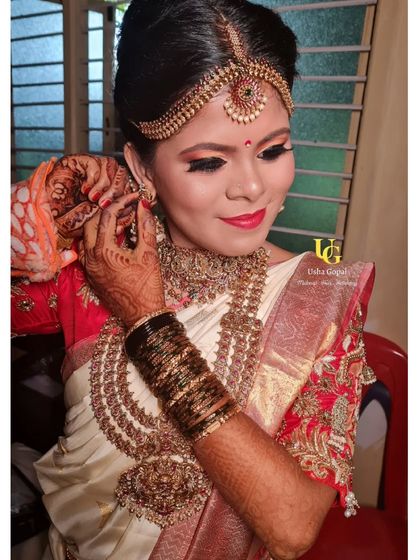 Usha Gopal - Bridal Makeup & Hair Signature South Indian Muhurtham Looks photo 3