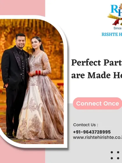 Perfect partners are made here. We connect you with individuals who are not just a good match on paper, but a great match in life.