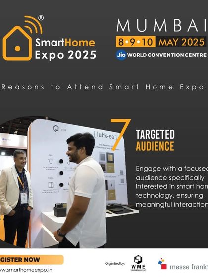 Highlighting the benefit of engaging with a targeted audience specifically interested in smart home technology.