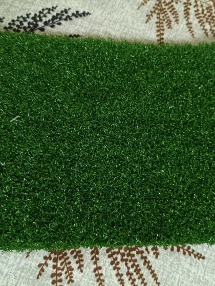 This is my 15mm cricket pitch turf. The short, dense pile is specifically designed to provide a true and consistent ball bounce for cricket practice and matches.