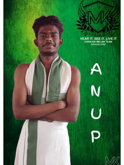 Introducing Anup, a dedicated artist and an integral part of our percussion ensemble.