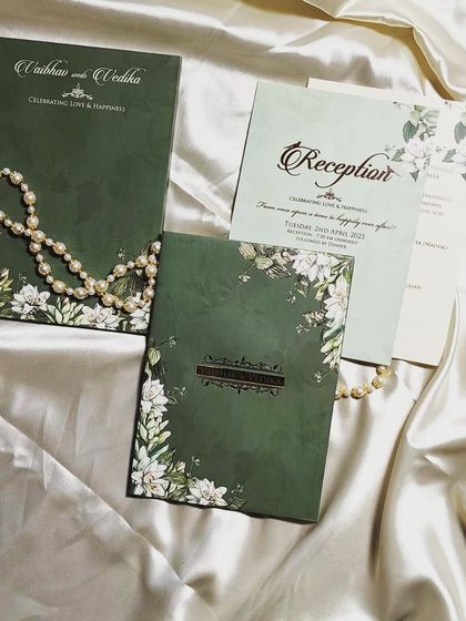 House Of Cards - Custom Wedding Invitations Vibrant Floral & Pastel Palettes photo 26