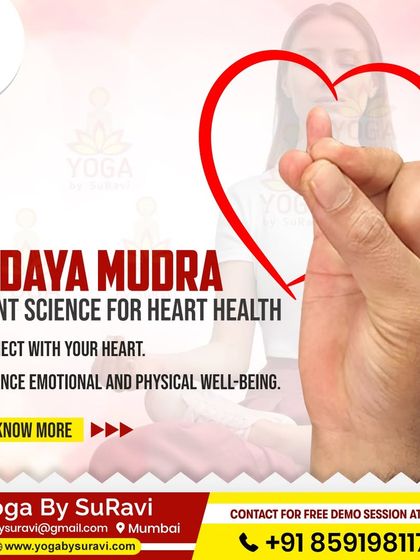 Hridaya Mudra is an ancient science for heart health. We teach this practice to help you connect with your heart and enhance emotional well-being.
