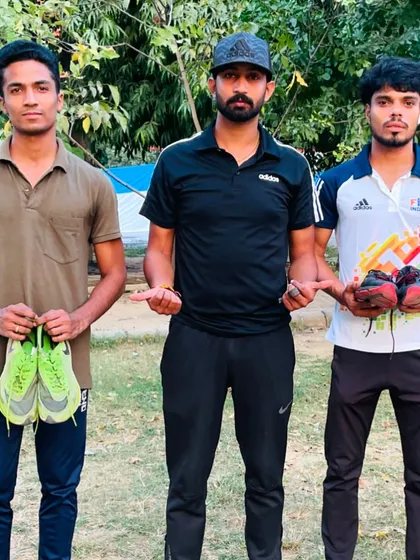 Providing new shoes to needy players is a core part of my foundation's work. Every athlete deserves the right equipment to chase their dreams.
