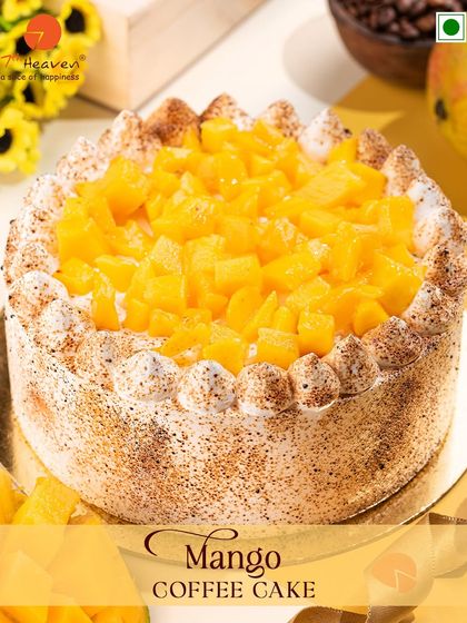 When mango meets coffee, magic happens. Our Mango Coffee Cake is a slice of tropical sunshine with a hint of roast, perfect for a unique celebration.