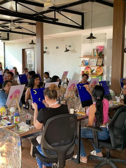 Paint Bar - Public Art Workshops & Experiences Sip & Paint: The Classic Experience photo 27