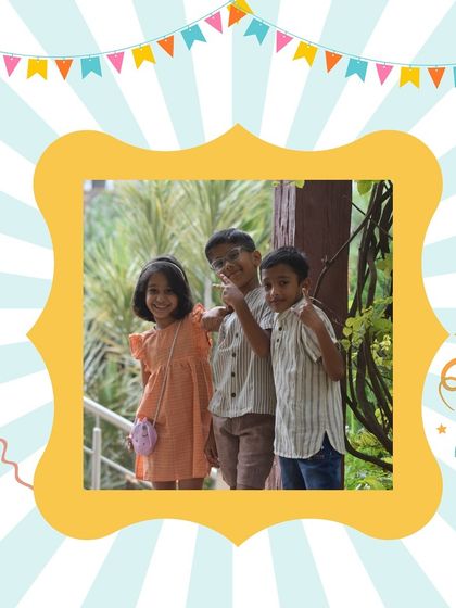 Happy kids in their stylish outfits! I love seeing siblings dressed in coordinated looks from the brands I curate. These moments are what it's all about.