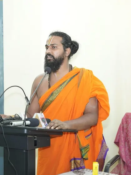 Addressing the gathering at Andhra University after being honored. I took the opportunity to speak about Dhanurvidya not as a martial art alone, but as a complete science for emotional and spiritual well being.