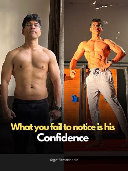 People see the "after" photo and notice the abs, but they miss the confidence that radiates from within. This client's transformation was as much mental as it was physical, proving that building your body builds your self belief.