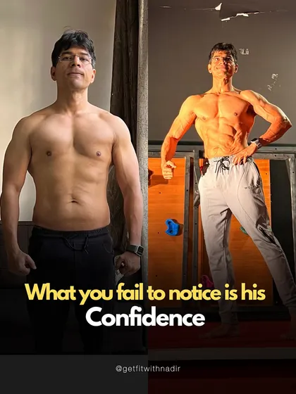 People see the "after" photo and notice the abs, but they miss the confidence that radiates from within. This client's transformation was as much mental as it was physical, proving that building your body builds your self belief.