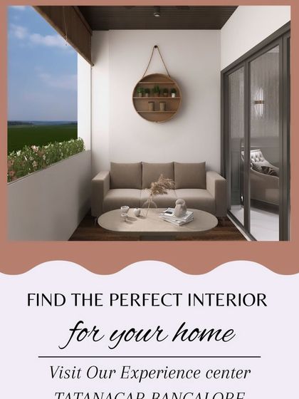 A simple yet elegant balcony seating area, perfect for enjoying the view and a quiet moment.