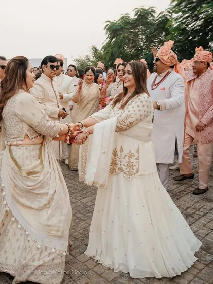 Twirling into forever. A happy moment from the baraat celebrations.