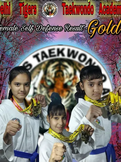 I am extremely proud of my female students. This is my team of Tigers after winning Gold in the Female Self-Defense category at the national level, a testament to their strength and dedication.