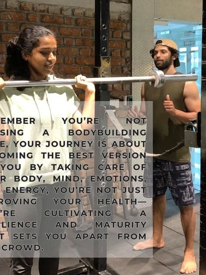 Coaching a client on her squat. My goal is to help you become the best version of yourself by taking care of your body, mind, and energy.