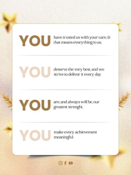 Our 36-year legacy is built on one simple principle: you, the patient, are at the center of everything we do. You have trusted us with your care, and that means everything to us.