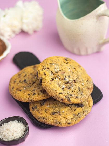 My Nutella sea salt cookies are a bestseller for a reason. The combination of sweet chocolate hazelnut and flaky sea salt is simply irresistible.