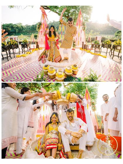 Gowjee - Wedding Planning & Design Vibrant Haldi & Mehendi Ceremonies photo 6