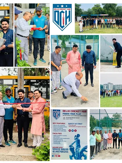A collage from the grand opening of our new DCH branch at Yuva Shakti Model School. A milestone for our academy, made possible by the support of our community.