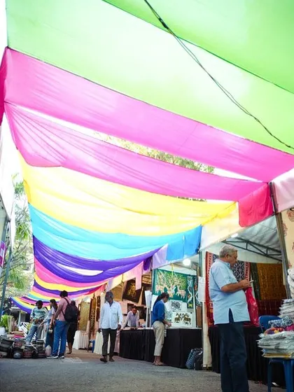 The vibrant atmosphere of our Festival of Handmade. We transform spaces into bustling marketplaces filled with colour, music, and creativity, creating an unforgettable experience for the whole family.