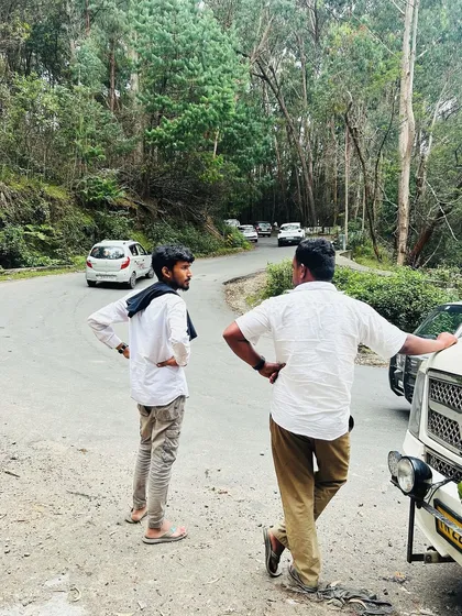 A quick break on a road trip through the hills of Kodaikanal. It's the small moments and conversations that make a trip memorable.